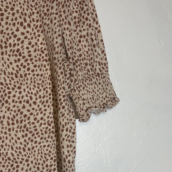 Nine West Women's Beige and Brown Blouse - Picture 3 of 3